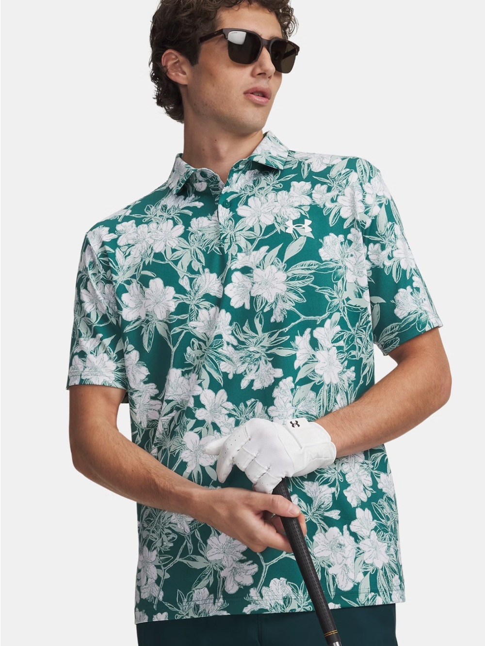 New 4X Under Armour Matchplay Printed Polo